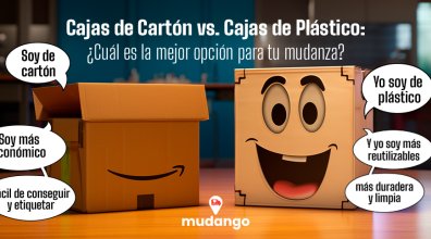 Cajas de Cartón vs. Cajas de Plástico: ¿Cuál es la mejor opción para tu mudanza?