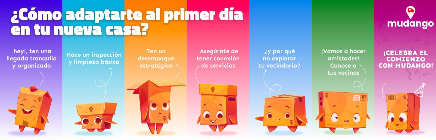 Infograrfía 7 consejos para el primer día en tu nuevo hogar Infograrfía 7 consejos para el primer día en tu nuevo hogar